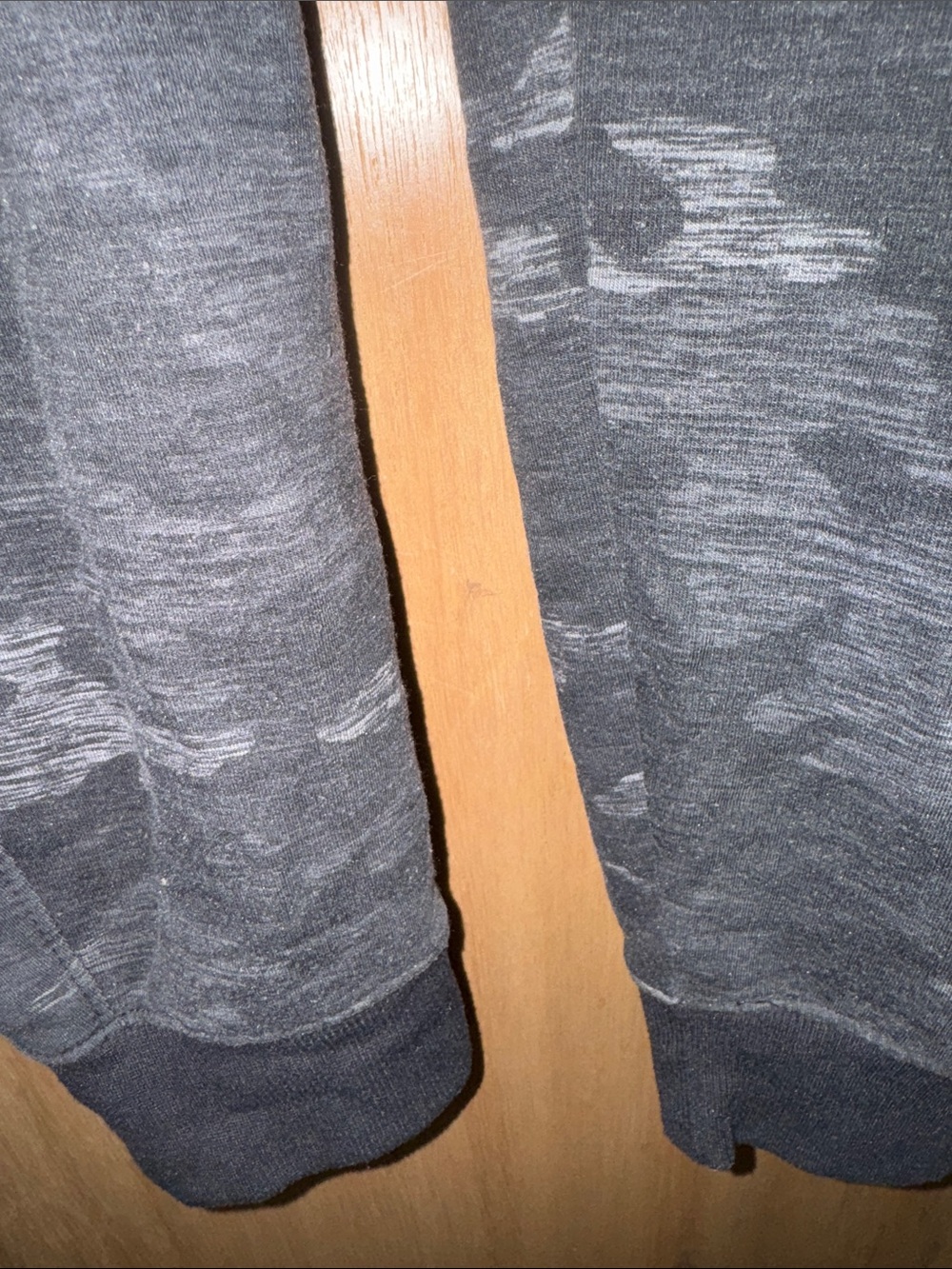 Athletic Works Gray Camo Jogger Sweatpants Drawstring Pockets Medium - Picture 3 of 4